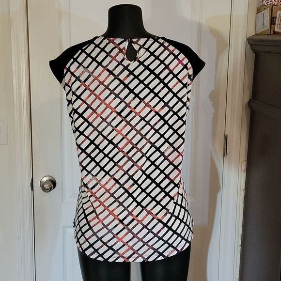 BRAND NEW WORTHINGTON MULTI-COLOR POLAR BEAR BOHO GEO WOMEN"S SHIRT - Picture 7 of 14